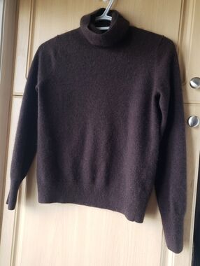 Uniqlo Women's Brown Turtleneck Sweater